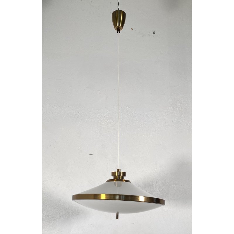 LAMPADARIO DESIGN Stilux Milano PENDENTE SOSPENSIONE ANNI 60 LAMPADA SOFFITTO