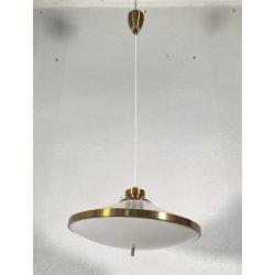 LAMPADARIO DESIGN Stilux Milano PENDENTE SOSPENSIONE ANNI 60 LAMPADA SOFFITTO