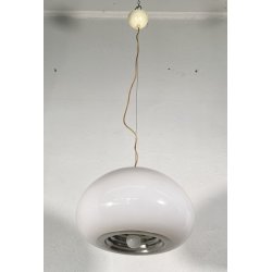 LAMPADARIO SOSPENSIONE Achille Castiglioni Black And White FLOS VETRO LAMP 1965