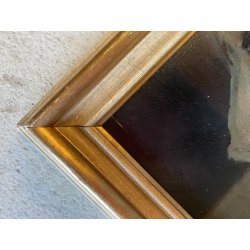 COPPIA ANTICO DIPINTO OLIO TAVOLA Carlo Bini NATURA MORTA FUNGHI FRUTTA '800/900