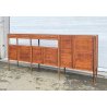 CREDENZA VINTAGE SIDEBOARD PALISSANDRO MOBILI PERMANENTE CANTÙ ITALIA ANNI 60