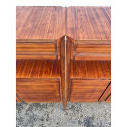 CREDENZA VINTAGE SIDEBOARD PALISSANDRO MOBILI PERMANENTE CANTÙ ITALIA ANNI 60