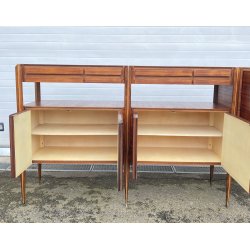 CREDENZA VINTAGE SIDEBOARD PALISSANDRO MOBILI PERMANENTE CANTÙ ITALIA ANNI 60