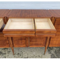 CREDENZA VINTAGE SIDEBOARD PALISSANDRO MOBILI PERMANENTE CANTÙ ITALIA ANNI 60