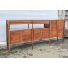 CREDENZA VINTAGE SIDEBOARD PALISSANDRO MOBILI PERMANENTE CANTÙ ITALIA ANNI 60
