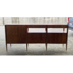 CREDENZA VINTAGE SIDEBOARD PALISSANDRO MOBILI PERMANENTE CANTÙ ITALIA ANNI 60