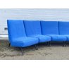 DIVANO MODULARE ANNI 70 DESIGN ATTR. Marco Zanuso STOFFA FERRO POLTRONE SOFA