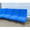 DIVANO MODULARE ANNI 70 DESIGN ATTR. Marco Zanuso STOFFA FERRO POLTRONE SOFA