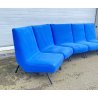DIVANO MODULARE ANNI 70 DESIGN ATTR. Marco Zanuso STOFFA FERRO POLTRONE SOFA