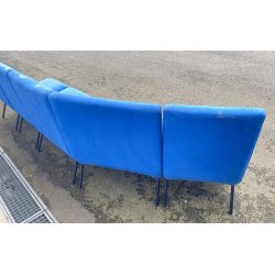 DIVANO MODULARE ANNI 70 DESIGN ATTR. Marco Zanuso STOFFA FERRO POLTRONE SOFA