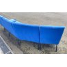 DIVANO MODULARE ANNI 70 DESIGN ATTR. Marco Zanuso STOFFA FERRO POLTRONE SOFA