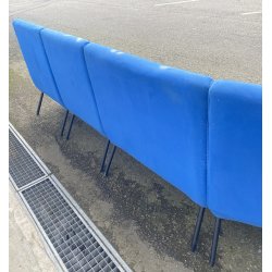 DIVANO MODULARE ANNI 70 DESIGN ATTR. Marco Zanuso STOFFA FERRO POLTRONE SOFA