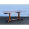 TAVOLO DESIGN PALISSANDRO MOBILI PERMANENTE CANTÙ ITALIA ANNI 60 VINTAGE OTTONE