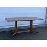 TAVOLO DESIGN PALISSANDRO MOBILI PERMANENTE CANTÙ ITALIA ANNI 60 VINTAGE OTTONE