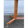 TAVOLO DESIGN PALISSANDRO MOBILI PERMANENTE CANTÙ ITALIA ANNI 60 VINTAGE OTTONE