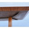 TAVOLO DESIGN PALISSANDRO MOBILI PERMANENTE CANTÙ ITALIA ANNI 60 VINTAGE OTTONE