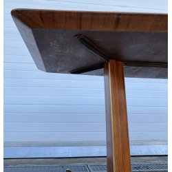 TAVOLO DESIGN PALISSANDRO MOBILI PERMANENTE CANTÙ ITALIA ANNI 60 VINTAGE OTTONE
