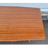 TAVOLO DESIGN PALISSANDRO MOBILI PERMANENTE CANTÙ ITALIA ANNI 60 VINTAGE OTTONE
