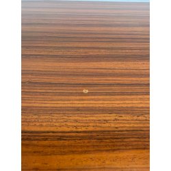 TAVOLO DESIGN PALISSANDRO MOBILI PERMANENTE CANTÙ ITALIA ANNI 60 VINTAGE OTTONE