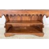 ANTICA PIATTAIA RUSTICA PIEMONTESE 1800/1900 LEGNO ABETE CREDENZA CONSOLLE EPOCA