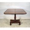 CONSOLLE TAVOLO LIBRO LEGNO MOGANO REGENCY 1800 INGLESE TAVOLINO GIOCO TABLE OLD