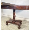 CONSOLLE TAVOLO LIBRO LEGNO MOGANO REGENCY 1800 INGLESE TAVOLINO GIOCO TABLE OLD
