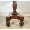 CONSOLLE TAVOLO LIBRO LEGNO MOGANO REGENCY 1800 INGLESE TAVOLINO GIOCO TABLE OLD