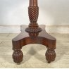 CONSOLLE TAVOLO LIBRO LEGNO MOGANO REGENCY 1800 INGLESE TAVOLINO GIOCO TABLE OLD