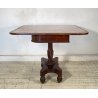 CONSOLLE TAVOLO LIBRO LEGNO MOGANO REGENCY 1800 INGLESE TAVOLINO GIOCO TABLE OLD