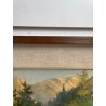 ANTICO QUADRO DIPINTO OLIO SU TAVOLA TULLIO GIOVENZANI VAL VIGEZZO EPOCA '900