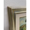 ANTICO QUADRO DIPINTO OLIO SU TAVOLA NELLO GIOVANNELLI LIVORNO 1960 PAESAGGIO