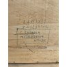 ANTICO QUADRO DIPINTO OLIO SU TAVOLA NELLO GIOVANNELLI LIVORNO 1960 PAESAGGIO