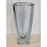 GRANDE VASO VETRO Strömbergshyttan SVEZIA DESIGN MID CENTURY MODERN BLU GHIACCIO