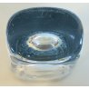 GRANDE VASO VETRO Strömbergshyttan SVEZIA DESIGN MID CENTURY MODERN BLU GHIACCIO
