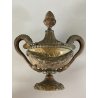 antico CASSOLETTE VASO RICOPERTO bronzo dorato EPOCA '800 NAPOLEONE III FRANCE
