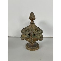 antico CASSOLETTE VASO RICOPERTO bronzo dorato EPOCA '800 NAPOLEONE III FRANCE