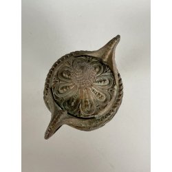 antico CASSOLETTE VASO RICOPERTO bronzo dorato EPOCA '800 NAPOLEONE III FRANCE