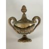 antico CASSOLETTE VASO RICOPERTO bronzo dorato EPOCA '800 NAPOLEONE III FRANCE