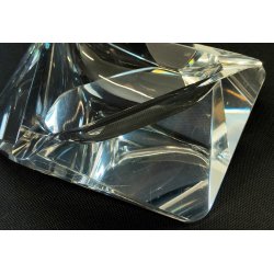 POSACENERE VETRO SFACCETTATO svuota tasche DESIGN a PRISMA Vintage Vide Poche