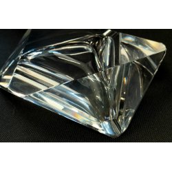 POSACENERE VETRO SFACCETTATO svuota tasche DESIGN a PRISMA Vintage Vide Poche