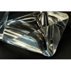 POSACENERE VETRO SFACCETTATO svuota tasche DESIGN a PRISMA Vintage Vide Poche