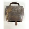 antico grande CAMPANACCIO MUCCA in FERRO BATTUTO stile CHAMONIX VARRONE campana