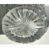 GRANDE VASO VETRO CRISTALLO BOEMIA DESIGN MID CENTURY MODERN ø 21,5 x 32 cm/h