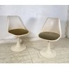 COPPIA SEDIE BIANCHE DESIGN ANNI 70 SEDIA Play ITALY CHAIRS Tulip KNOLL STYLE