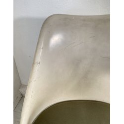 COPPIA SEDIE BIANCHE DESIGN ANNI 70 SEDIA Play ITALY CHAIRS Tulip KNOLL STYLE