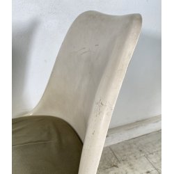 COPPIA SEDIE BIANCHE DESIGN ANNI 70 SEDIA Play ITALY CHAIRS Tulip KNOLL STYLE
