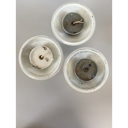 LOTTO 3 LAMPADA Teti DESIGN Vico Magistretti ARTEMIDE SOFFITTO PARETE BIANCO '70