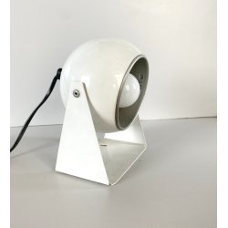 LAMPADA TAVOLO ABATJOURS ORIENTABILE DESIGN Nuova Veneta WHITE EYEBALL LAMP '60