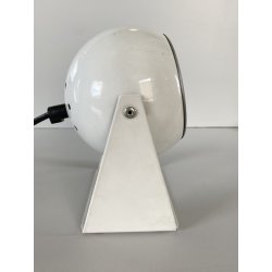 LAMPADA TAVOLO ABATJOURS ORIENTABILE DESIGN Nuova Veneta WHITE EYEBALL LAMP '60