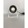 LAMPADA TAVOLO ABATJOURS ORIENTABILE DESIGN Nuova Veneta WHITE EYEBALL LAMP '60